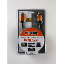 Шнур HDMI-HDMI v.2.0  5м...